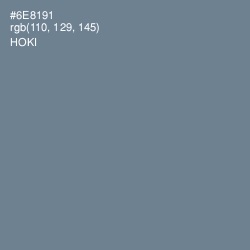 #6E8191 - Hoki Color Image
