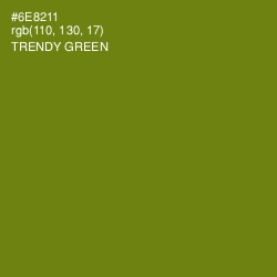 #6E8211 - Trendy Green Color Image