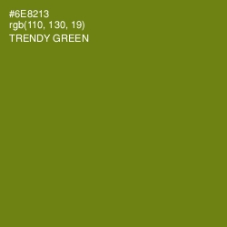 #6E8213 - Trendy Green Color Image
