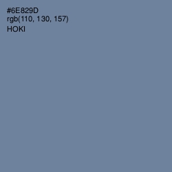 #6E829D - Hoki Color Image