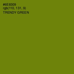 #6E8309 - Trendy Green Color Image