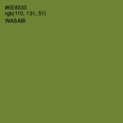 #6E8333 - Wasabi Color Image