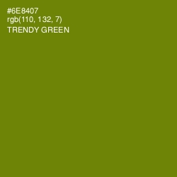 #6E8407 - Trendy Green Color Image