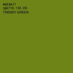 #6E8417 - Trendy Green Color Image