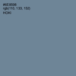 #6E8598 - Hoki Color Image