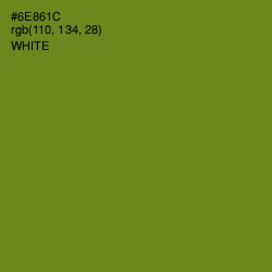 #6E861C - Trendy Green Color Image