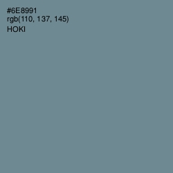 #6E8991 - Hoki Color Image