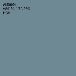 #6E8994 - Hoki Color Image