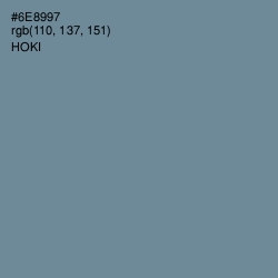 #6E8997 - Hoki Color Image