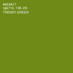 #6E8A17 - Trendy Green Color Image