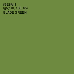 #6E8A41 - Glade Green Color Image