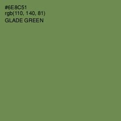 #6E8C51 - Glade Green Color Image