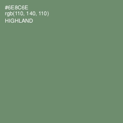 #6E8C6E - Highland Color Image