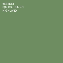 #6E8D61 - Highland Color Image