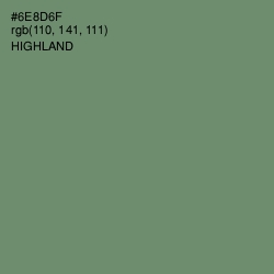 #6E8D6F - Highland Color Image