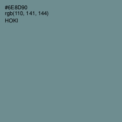 #6E8D90 - Hoki Color Image