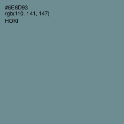 #6E8D93 - Hoki Color Image