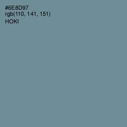 #6E8D97 - Hoki Color Image