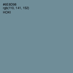 #6E8D98 - Hoki Color Image