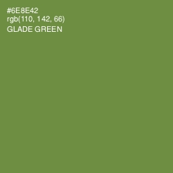 #6E8E42 - Glade Green Color Image
