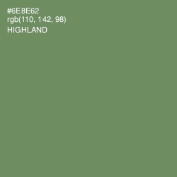 #6E8E62 - Highland Color Image