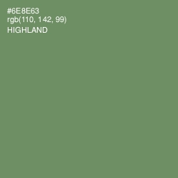 #6E8E63 - Highland Color Image