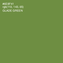#6E8F41 - Glade Green Color Image