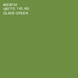 #6E8F42 - Glade Green Color Image