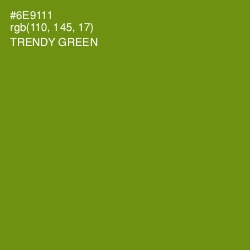 #6E9111 - Trendy Green Color Image