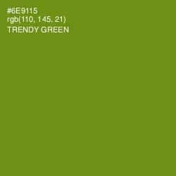 #6E9115 - Trendy Green Color Image