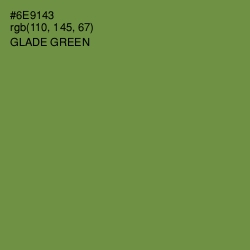 #6E9143 - Glade Green Color Image