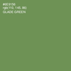 #6E9156 - Glade Green Color Image