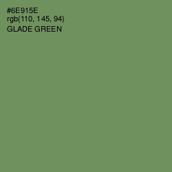 #6E915E - Glade Green Color Image