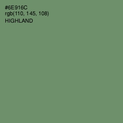 #6E916C - Highland Color Image