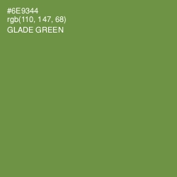 #6E9344 - Glade Green Color Image