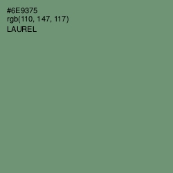 #6E9375 - Laurel Color Image