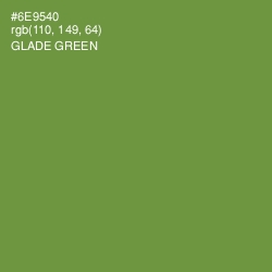 #6E9540 - Glade Green Color Image