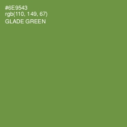 #6E9543 - Glade Green Color Image