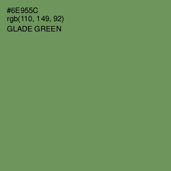 #6E955C - Glade Green Color Image