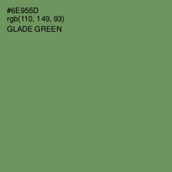 #6E955D - Glade Green Color Image