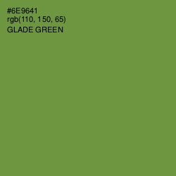 #6E9641 - Glade Green Color Image