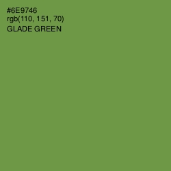 #6E9746 - Glade Green Color Image