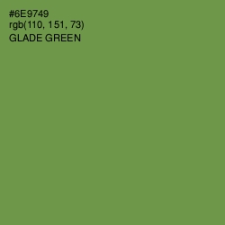 #6E9749 - Glade Green Color Image