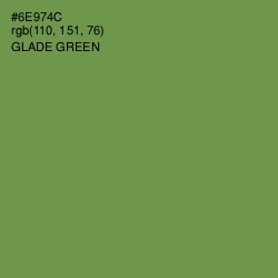 #6E974C - Glade Green Color Image