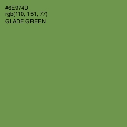 #6E974D - Glade Green Color Image