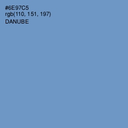 #6E97C5 - Danube Color Image