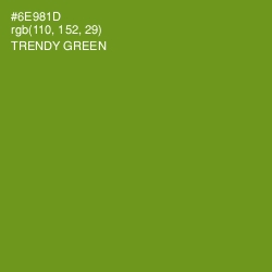 #6E981D - Trendy Green Color Image