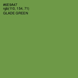 #6E9A47 - Glade Green Color Image