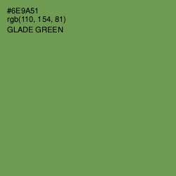 #6E9A51 - Glade Green Color Image