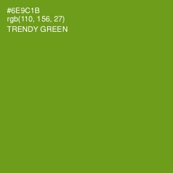 #6E9C1B - Trendy Green Color Image